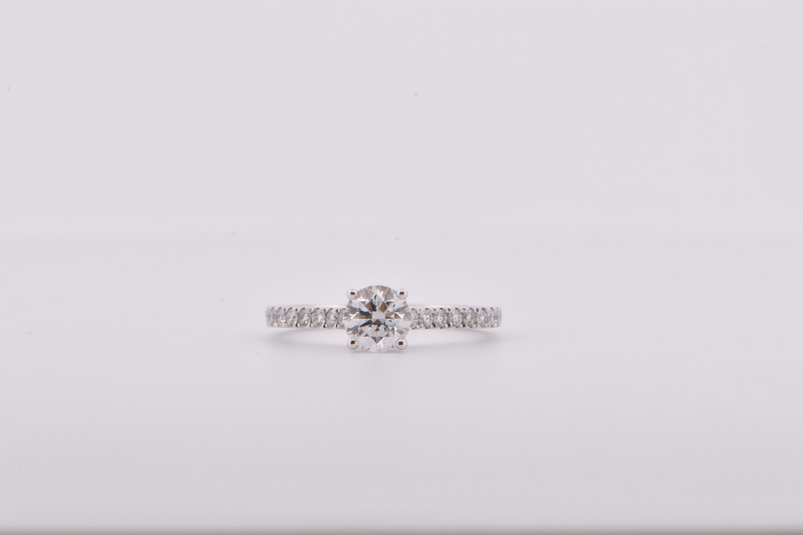 thin pave 4 prong