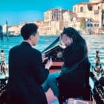 Successful proposal for DA couple at the sea front with a diamond ring